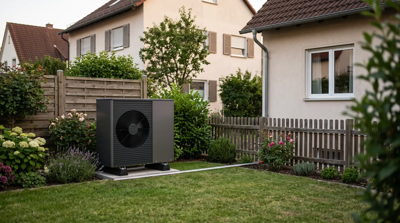Abstand zwischen Wärmepumpe und Nachbarfenster im Garten